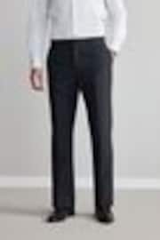 رمادي رمادي داكن - Regular Fit Signature Nova Fides Wool Trousers - صورة 1 من 1