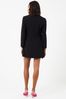 Vero Moda smock dress with frill sleeve in black abstract print