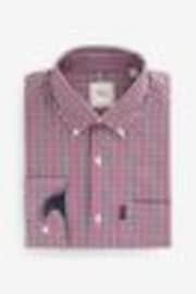 Red Gingham Regular Fit Easy Iron Button Down Oxford Shirt - Image 1 of 1
