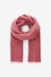 Pink 100% Linen Lightweight Scarf - Image 1 of 1
