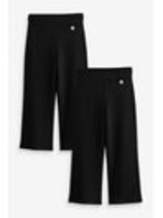 Black Pull-On Stretch Bootcut School Trousers 2 Pack (3-17yrs) - Image 1 of 1