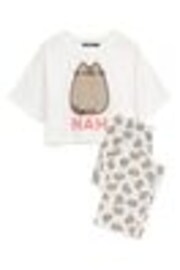 Vanilla Underground White Pusheen Long Leg Pyjamas Set - Image 1 of 1