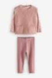 Pink Knit Tabard 3 Piece Set (3mths-7yrs) - Image 1 of 1
