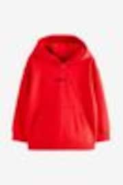 Red Plain Jersey Hoodie (3-16yrs) - Image 1 of 1