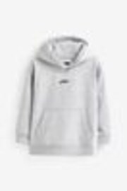 Granite Grey Plain Jersey Hoodie (3-16yrs) - Image 1 of 1