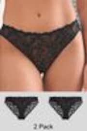 Noir - Culotte en dentelle Ultimate Comfort 2 Pack - Image 1 de 1