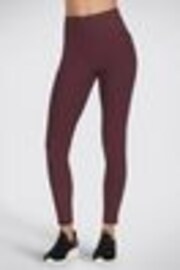 Skechers Burgundy Black GoFlex High Waisted Ribbed Leggings - Image 1 of 1
