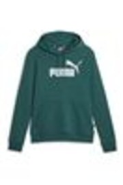 Puma Green Essentials Logo FL Womens Hoodie - Image 1 of 1