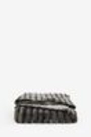 Grey Faux Fur Weighted Blanket - Image 1 of 1