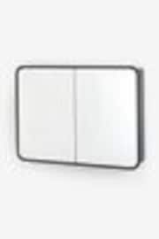Black Mirrored Storage Double Wall Cabinet - Image 1 of 1