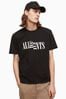 Buy AllSaints Black Nico Ss Crew T-Shirt from the Next UK online shop