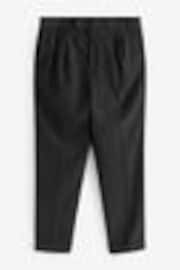 Black Fashion Pleat Stretch Smart Trousers - Image 1 of 1