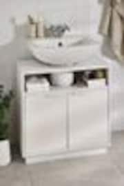 White Garda Textured Under Sink Storage Unit - Image 1 of 1