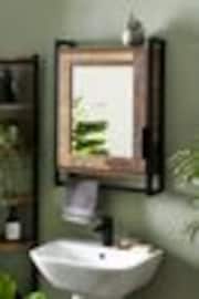 Natural Bronx Sliding Door Single Mirror Cabinet - Image 1 of 1