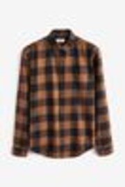 Black/Tan Check Long Sleeve Shirt - Image 1 of 1