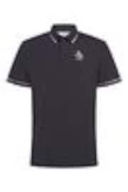 Original Penguin Golf Heritage Black Polo Shirt with Large Pete Logo - Image 1 of 1