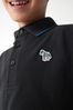 Men's Black Clover Stripes Golf Polo