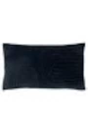 Furn Black 30 x 60cm Mangata 100% Cotton Velvet Cushion - Image 1 of 1