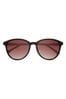 Prada Eyewear oval-frame tortoiseshell Red sunglasses