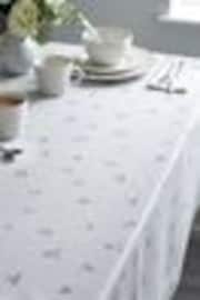 Grey Hearts Tile Wipe Clean Tablecloth - Image 1 of 1