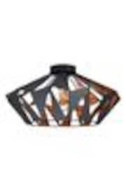 Eglo Black/Copper Carlton 6 1 Light Ceiling Light - Image 1 of 1