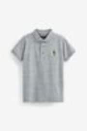 Grey Short Sleeve Polo Shirt (3-16yrs) - Image 1 of 1