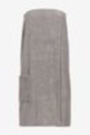 Dove Grey Cosy Egyptian Towelling Body Wrap - Image 1 of 1