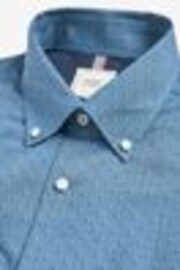 Blue Print Regular Fit Short Sleeve Easy Iron Button Down Oxford Shirt - Image 1 of 1