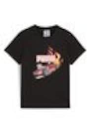 Puma Black Kids Boys Hot Wheels Graphic T-Shirt - Image 1 of 1