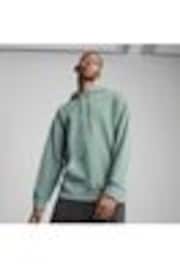 Puma Green Mens Wardrobe Essentials Relaxed Hoodie - Image 1 of 1