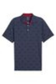 أزرق - Puma Mens Mattr Burgh Golf Polo Shirt - صورة 1 من 1