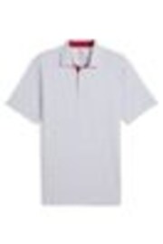 أبيض - Puma Mens Mattr Burgh Golf Polo Shirt - صورة 1 من 1