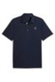 Puma Black Mens Pure 2.0 Golf Polo Shirt - Image 1 of 1