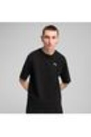 Puma Black Mens WARDROBE ESS Boxy T-Shirt - Image 1 of 1