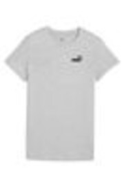 Puma Grey Womens ESS Small No. 1 Logo T-Shirt - Image 1 of 1