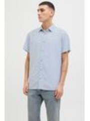 JACK & JONES Blue Short Sleeve Summer Shirt - Image 1 of 1