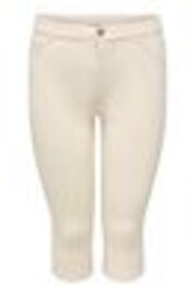 ONLY Curve Natural Denim Capri Jeans - Image 1 of 1