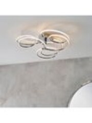 Gallery Home Chrome Eternity Ceiling Light 600mm - Image 1 of 1