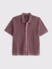 Abercrombie & Fitch 100% Cotton Knitted Button Through Polo Shirt - Image 1 of 1