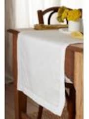 Secret Linen Store Off White Twill Table Runner - Image 1 of 1