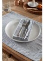 Secret Linen Store French Blue Sid Stripe 100% Linen Placemats - Image 1 of 1