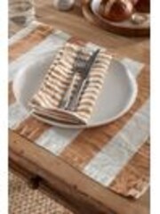 Secret Linen Store Amber Wide Stripe 100% Linen Placemats - Image 1 of 1