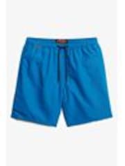 Superdry Blue Premium Emb 17 Swim Shorts - Image 1 of 1