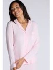 Rosa - Boux Avenue Rib Modal Pyjamas Top - Imagen 1 de 1