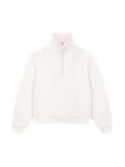 Chelsea Peers White 100% Cotton Half-Zip Sweatshirt - Image 1 of 1