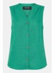 Verde - Camiseta de tirantes de lino 100% Laura de Whistles - Imagen 1 de 1