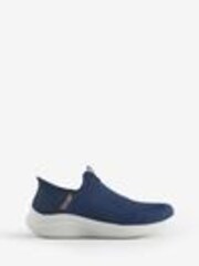 Skechers Navy Wide Fit Ultra Flex 3.0 Smooth Step Slip-Ins Trainers - Image 1 of 1