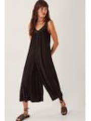 Monsoon Black Rachel Sleeveless Culottes Jumpsuit - Image 1 of 1