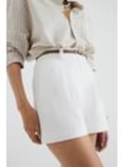 River Island White Longline Belted Shorts - Image 1 of 1