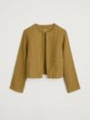 Seasalt Cornwall Green Country Lane Linen Jacket - Image 1 of 1
